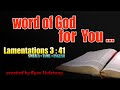 The Bible Words Lamentations 3 : 41 - Sinhala+Tamil+English - Word of Go...