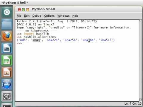Python [hashlib] 02 Algorithms - YouTube