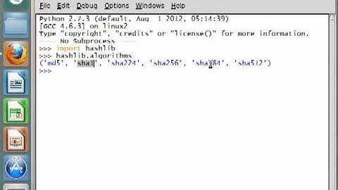 Python [hashlib] 02 Algorithms