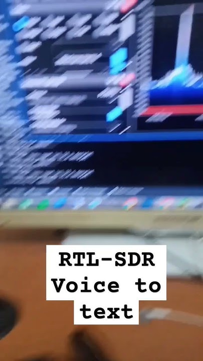 Speech Recognition for amateur radio mesages via rtl-sdr & python - YouTube