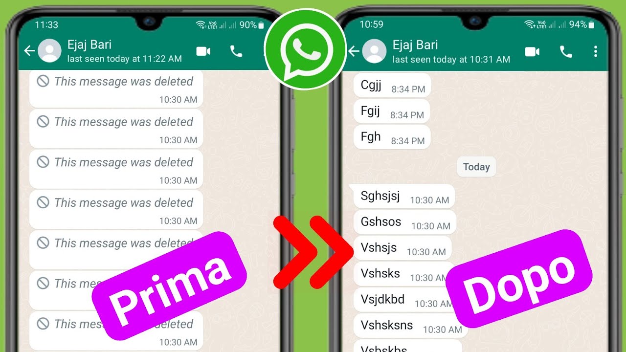 Come recuperare i messaggi cancellati su WhatsApp (2023) | Recupero