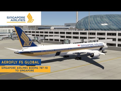 Singapore Airlines Boeing 787-10 One-Way Flight from Manila to Singapore [] Aerofly FS Global ep. 17