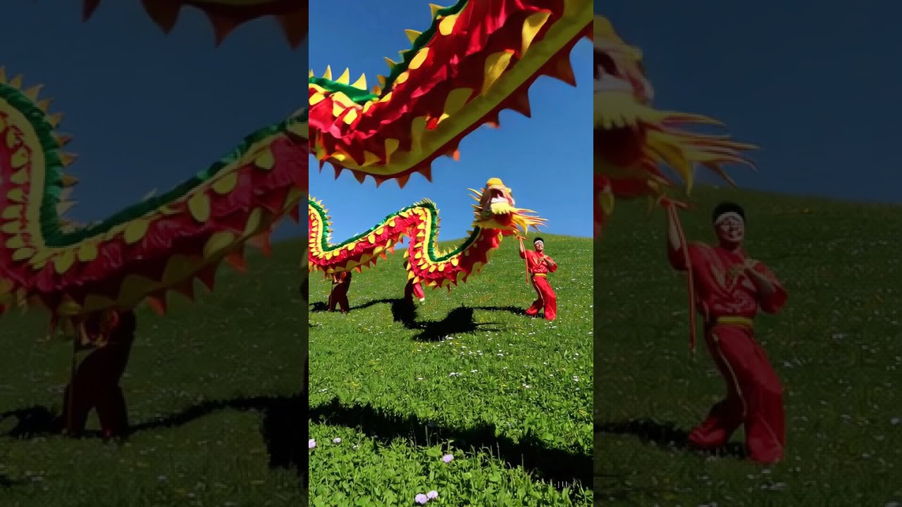 Rhythm of the Dragon: A Dance of Fire and Spirit"