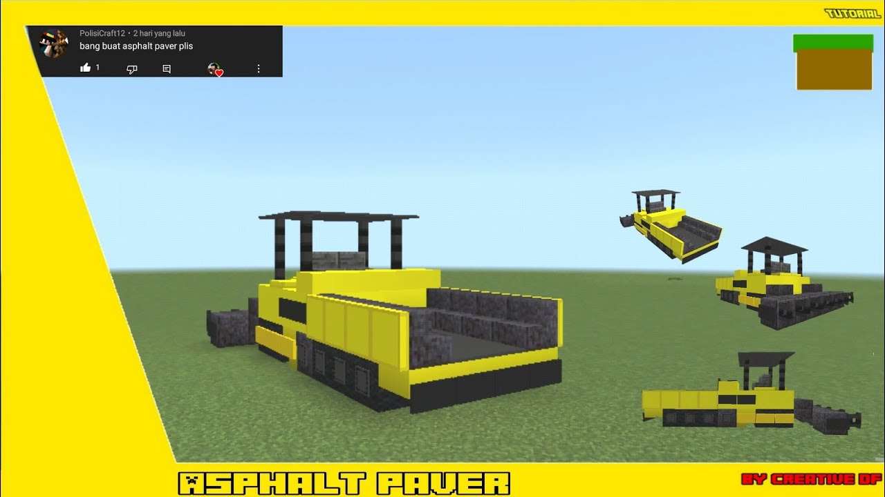 Asphalt Pattern Minecraft MINECRAFT:membuat asphalt paver di mcpe. - YouTube