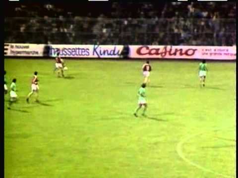 Match AS Saint-Étienne - CSKA Sofia, 16ème de finale Retour Coupe des clubs champions européens (1976-1977