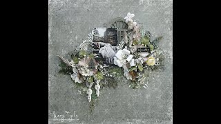 Step-by-Step Tutorial Mixed Media Layout ''Beauty'' for Dusty Attic & Maja Design