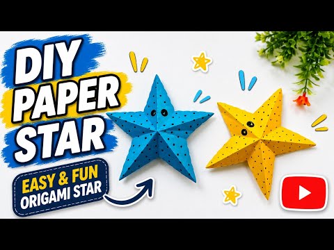 How to make beautiful and Easy Star craft // DIY Easy Star Easy craft for kids 