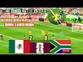 Diwarnai 3 kartu merah,Hasil pertandingan Meksiko vs Afrika Selatan,Laga perdana Piala Dunia 2026