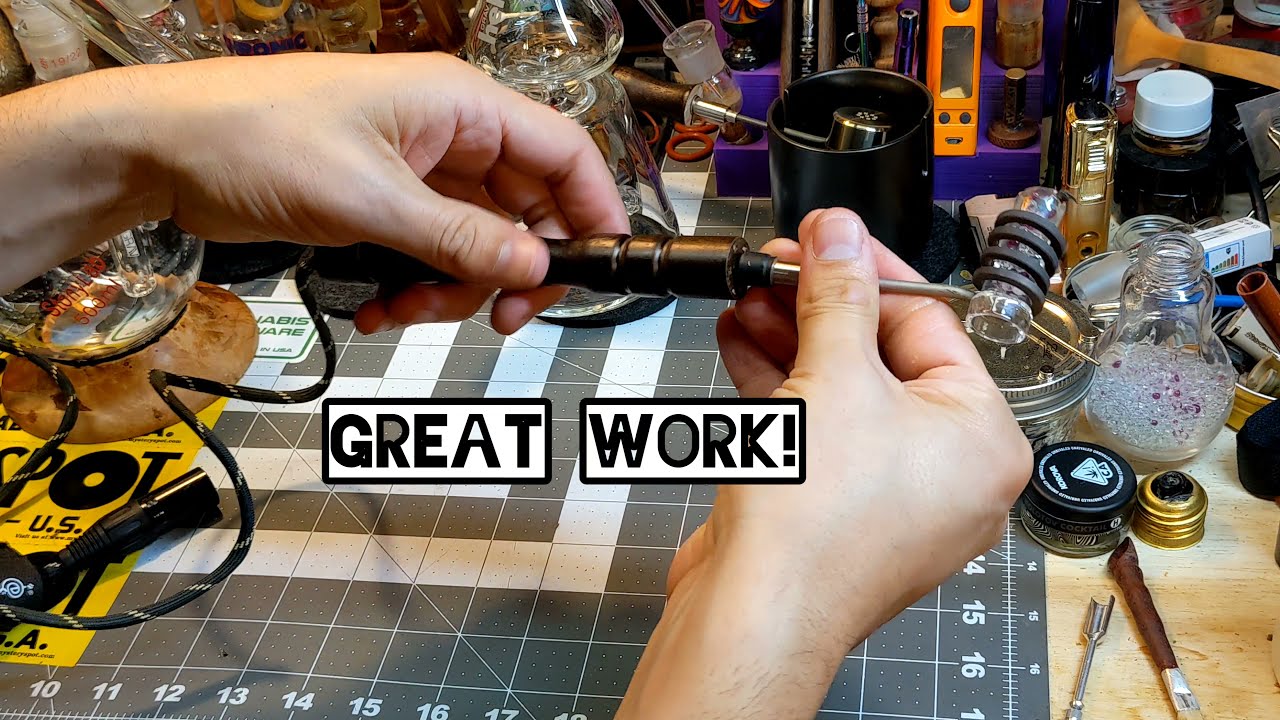 Let's attach a wooden handle to an enail coil!