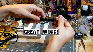 Let's attach a wooden handle to an enail coil!