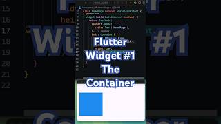 Flutter Widgets #1 | Container