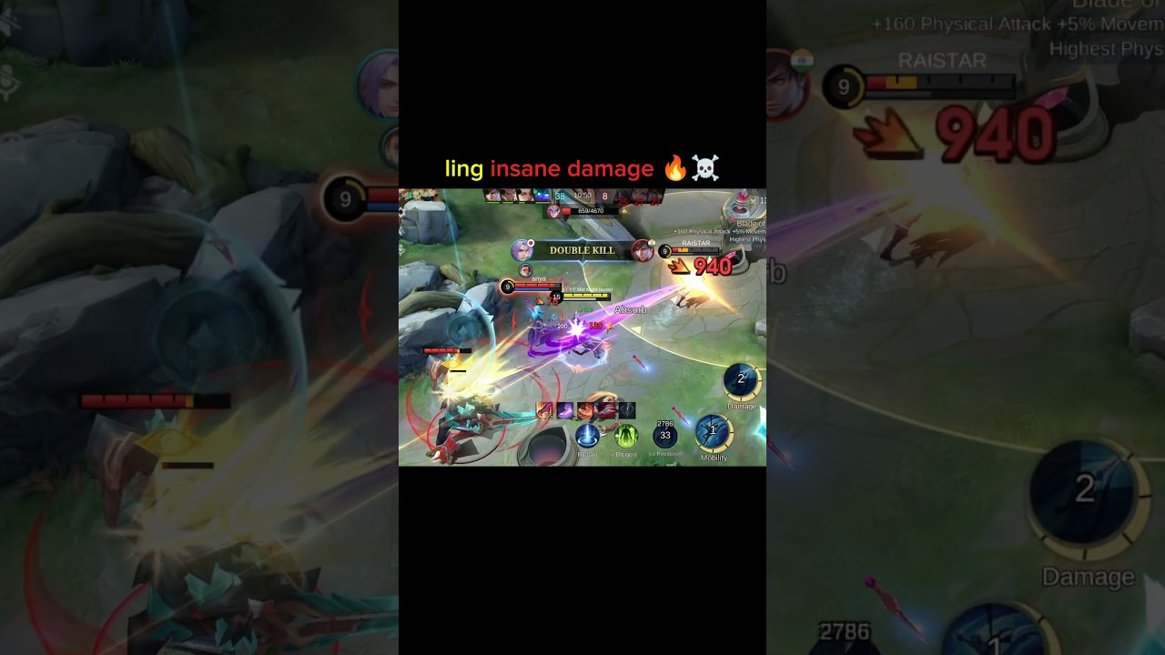Ling insane damage 🔥 ☠️