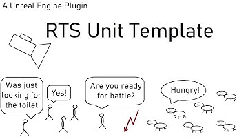 Uneal Engine 5 - Gameplay of a RTS Unit Template Plugin