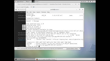 How to install VirtualBox 5 Guest Additions on CentOS 7 by Johnathan Mark Smith