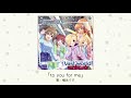 【アイドルマスター】「to you for me」(歌：橘ありす)