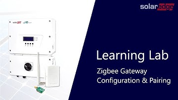 Zigbee Gateway Configuration & Pairing