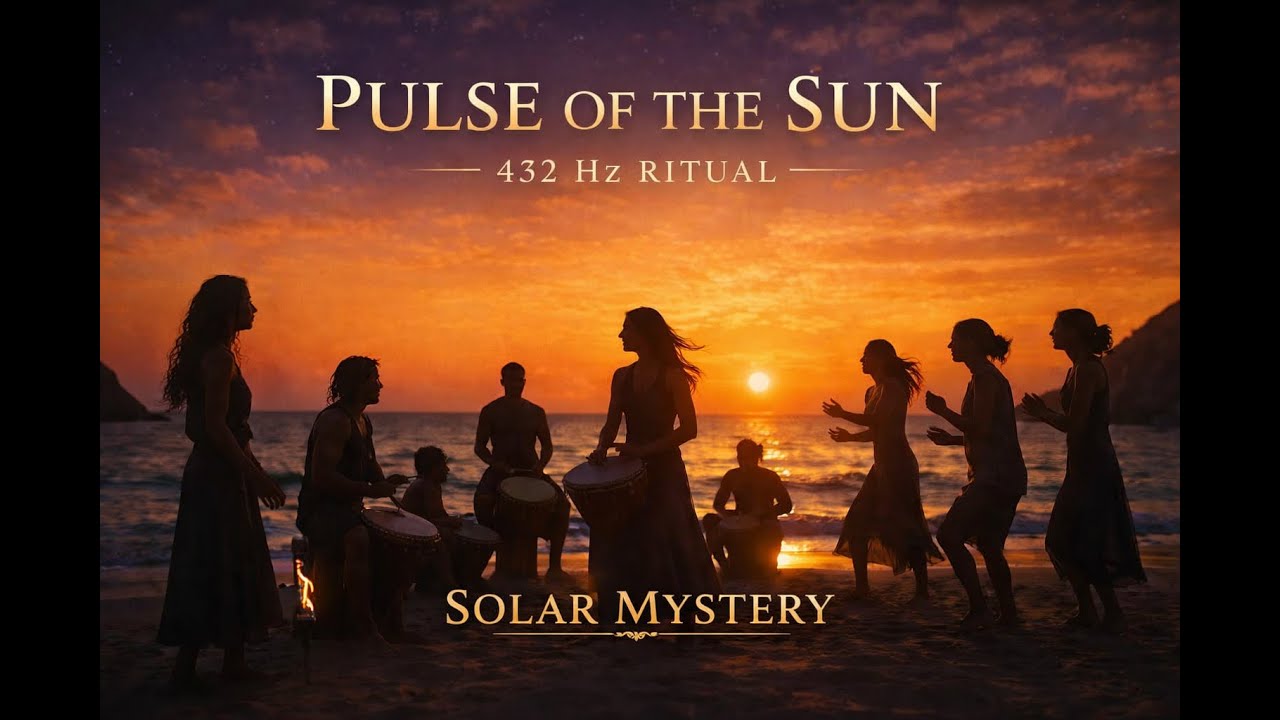 🌞 PULSE OF THE SUN – Beach Ritual 432 Visualizer Oficial 🌅