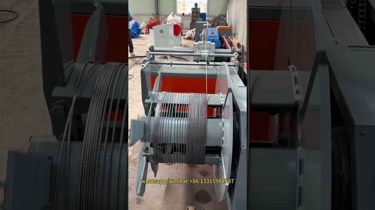 Automatic cold rolled ribbed steel wire drawing machine