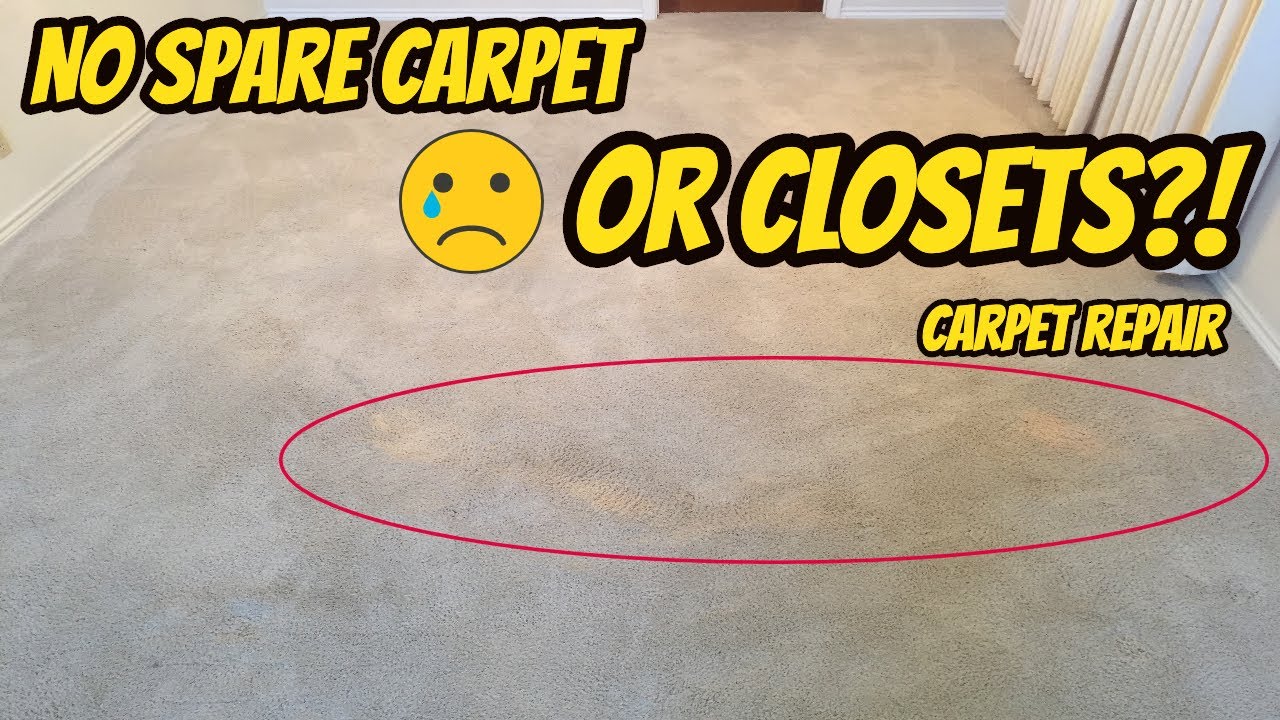 You can repair carpet DIY without professional tools 