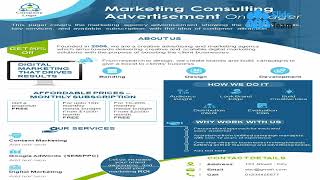Marketing Consulting Advertisement One Pager Presentation Report Infographic Ppt Pdf Document