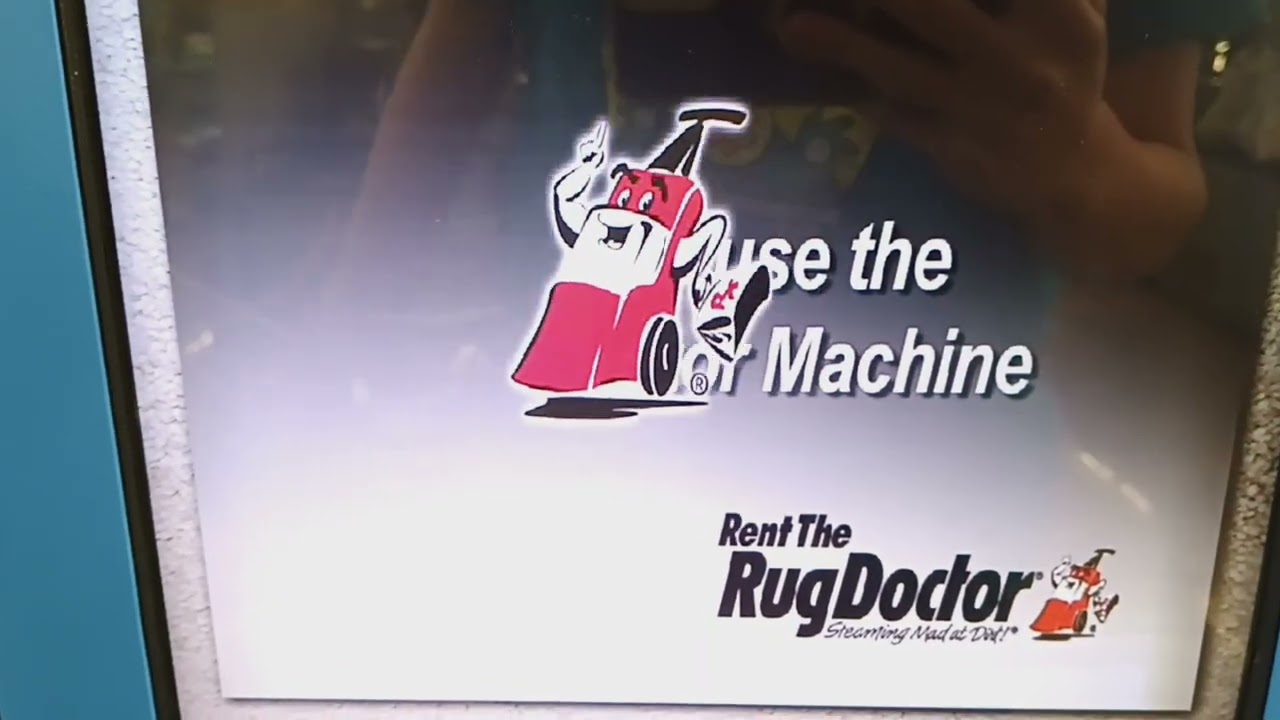 Rent the RugDoctor rental machine at Walmart still shows the previous model