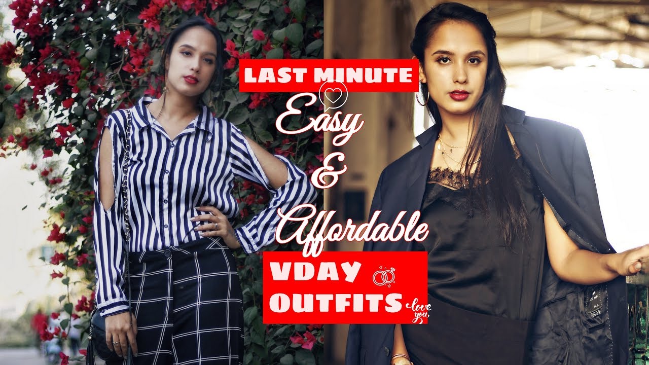 What to wear this valentine's day |Last minute under the budget ideas for vday |
