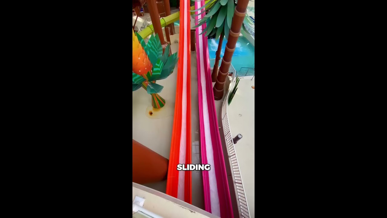 World S TALLEST Indoor Water Slide At Dreamworks Park Shorts