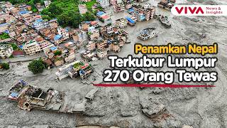 Mengerikan! Lumpur dan Puing Tutupi Nepal Usai Banjir Maut