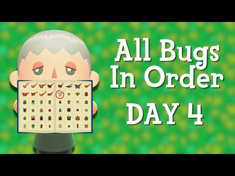 ACNH | Catching Every Bug In Order! Day 4