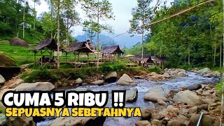 Murah Meriah Sungai Air Deras Yang Tak Pernah Sepi Pengunjung 