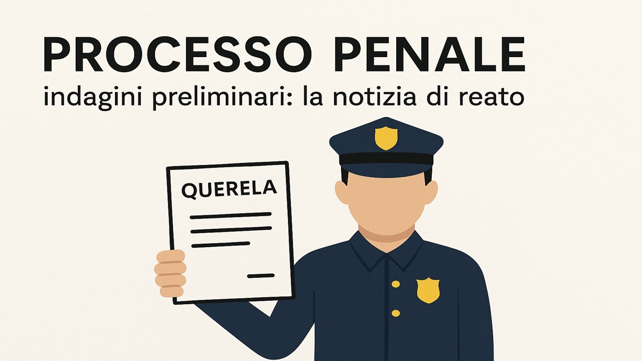 Processo penale - Indagini preliminari: notizia di reato | Riassunti procedura penale