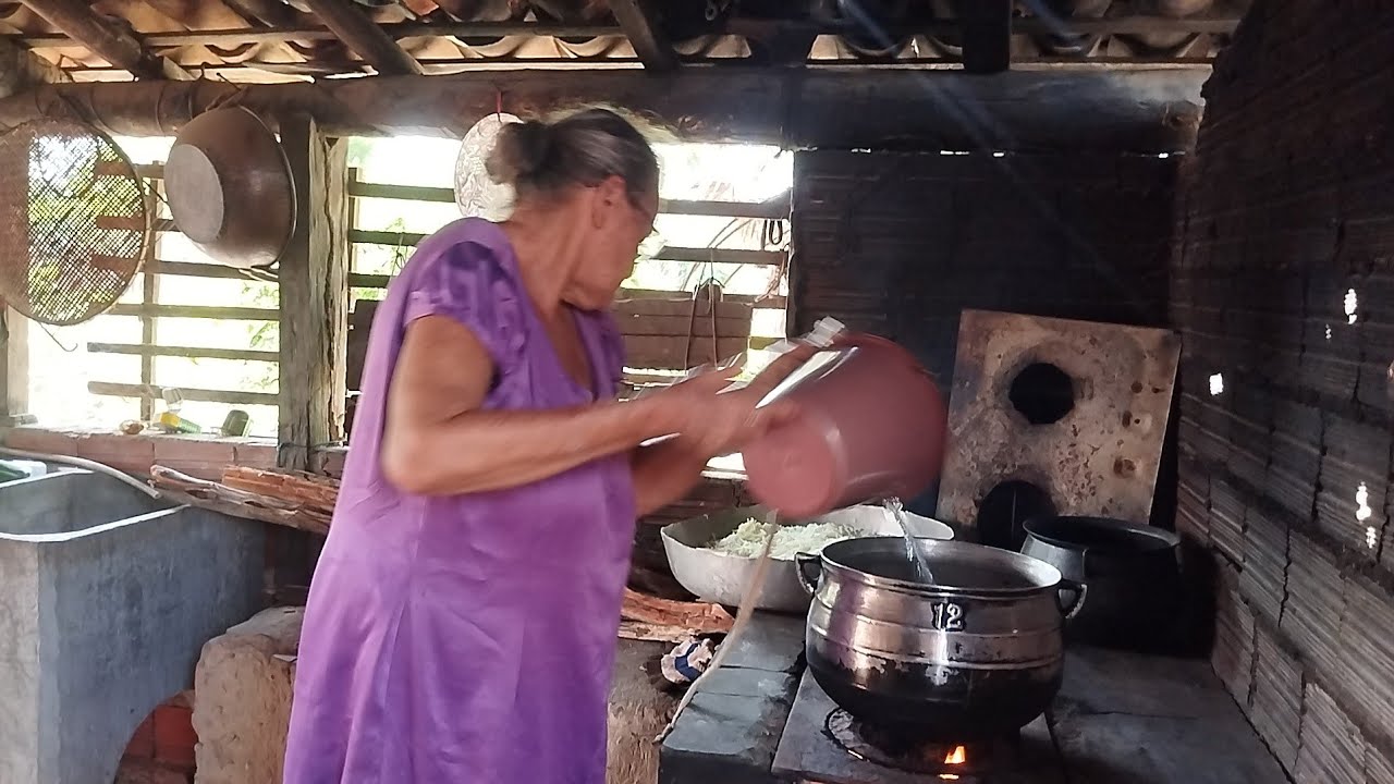  UMA TEMPESTADE DE VENTO DERRUBOU OS PÉS DE MAMÃO E VAMOS FAZER DOCE 