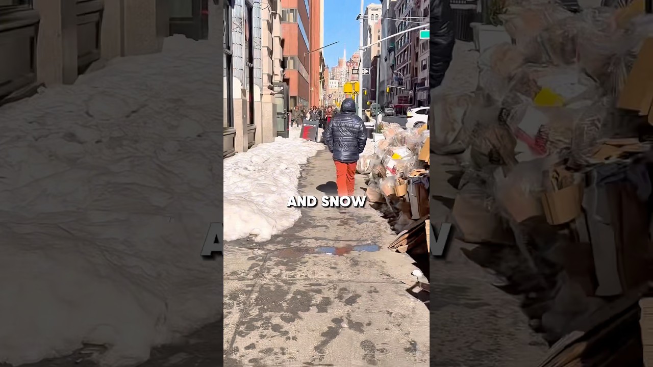 Когда уборка снега в Нью-Йорке идет медленно