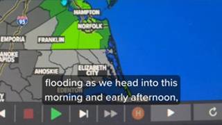 Minor to moderate tidal flooding possible again Sunday morning.