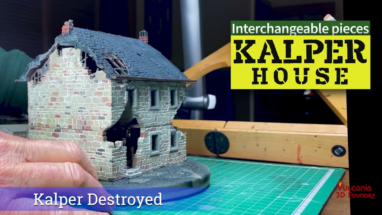 Kalper House - Interchangeable STL Files - 3D Printable