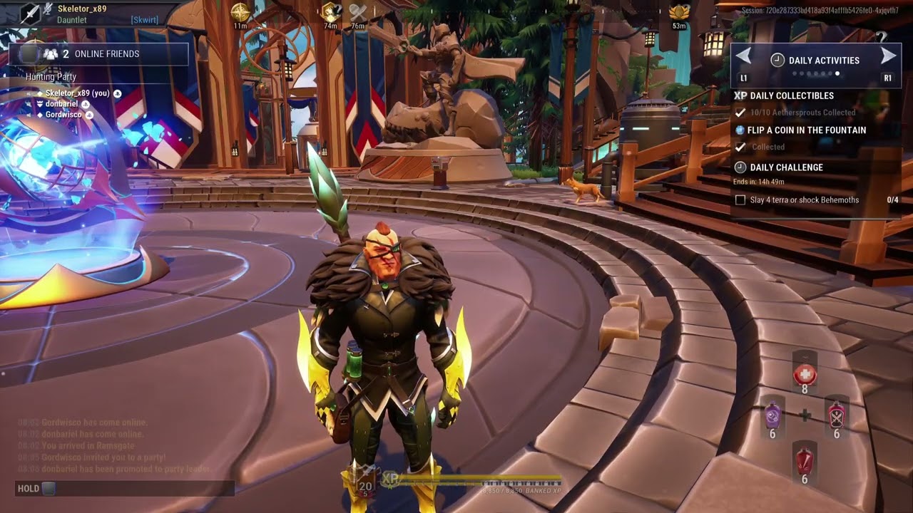 Grinding some dauntless