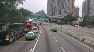 KMB Trident ATS143(KS6946)@269M Tai Lam toll plaza to Tin Shui Wai Part 1