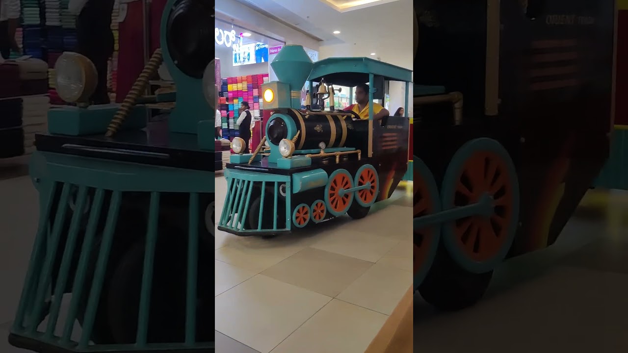 Train toy in mall 