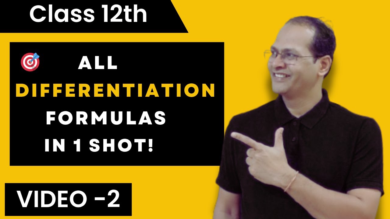 VIDEO 2 DIFFERENTIATION BASIC FORMULA - YouTube