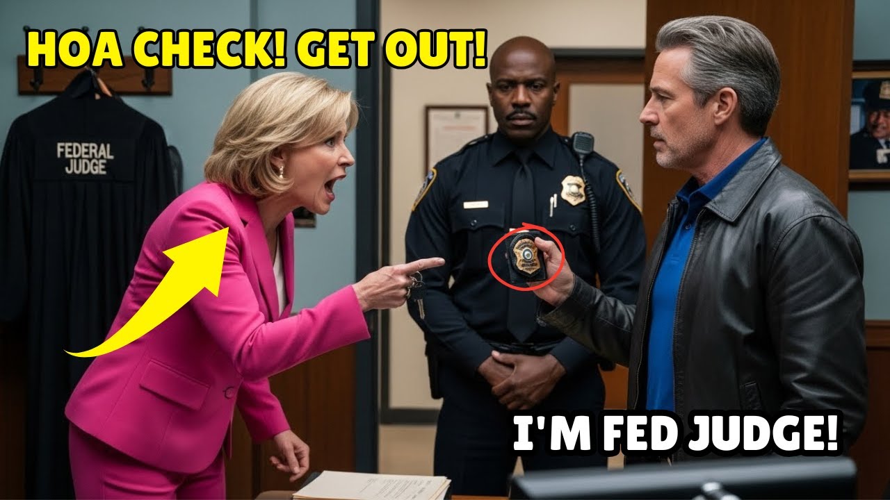 HOA Karen Forced Her Way Into My Home for an “Inspection” — When She Realized I’m a Federal Judge
