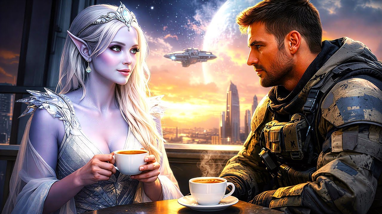 Can I have coffee with you? asked the "alien princess" — the soldier’s answer shook her world HFY