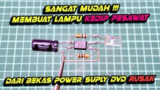 Membuat LED blizt seperti pesawat 12 volt || Optocoupler817 SUPER SIMPLE