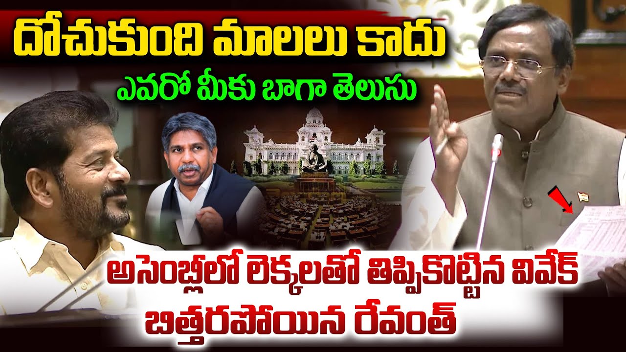 MLA Gaddam Vivek Sensational On SC Classification Bill | Manda Krishna Madiga | Revanth | Vahini Tv