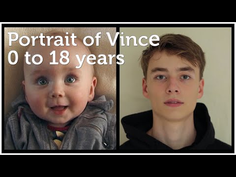 Portrait of Vince, 0 to 18 years