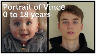 Portrait of Vince, 0 to 18 years