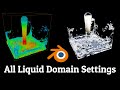 Fluid Simulation (Mantaflow) Domain Settings in Blender 3.2: Beginner Tutorial