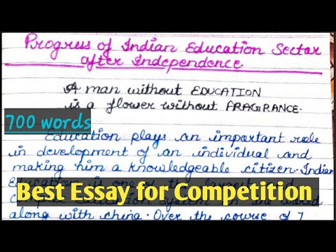 india's progress essay