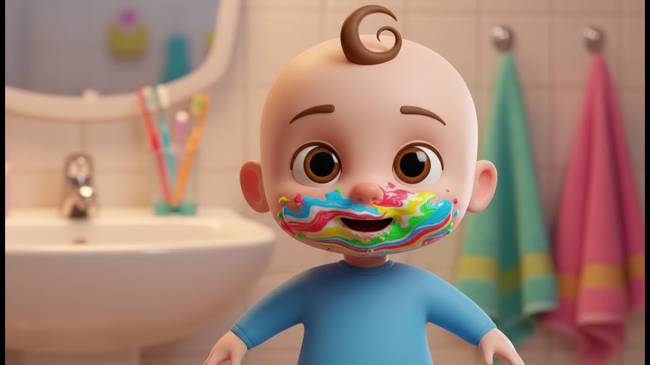 Kids' Brushing Song Make Brushing Fun For Children (No More Tears!) | Chikimusic Nursery Rhymes