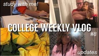 A Week In The Life At College Study With Me Updates Weekly Vlog 