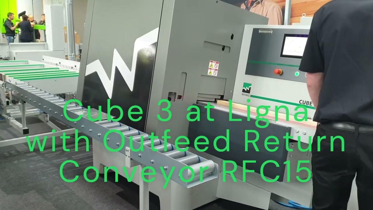 Ligna 2023   Cube 3 with Outfeed Return Conveyor RFC15
